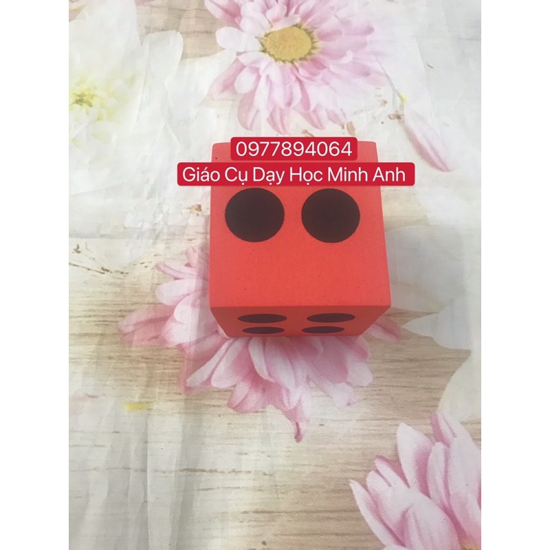 Xúc xắc xốp size 6.3 cm - Game Dice❤️giáo cụ cực hấp dẫn cần thiết cho giáo viên ☘️