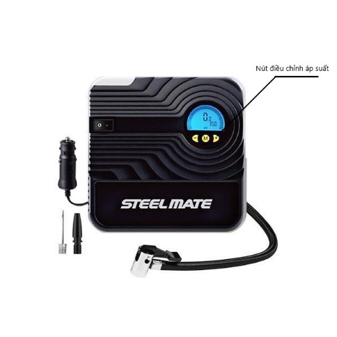 Bơm lốp ô tô Steelmate P05 tự động ngắt - Hàng chính hãng