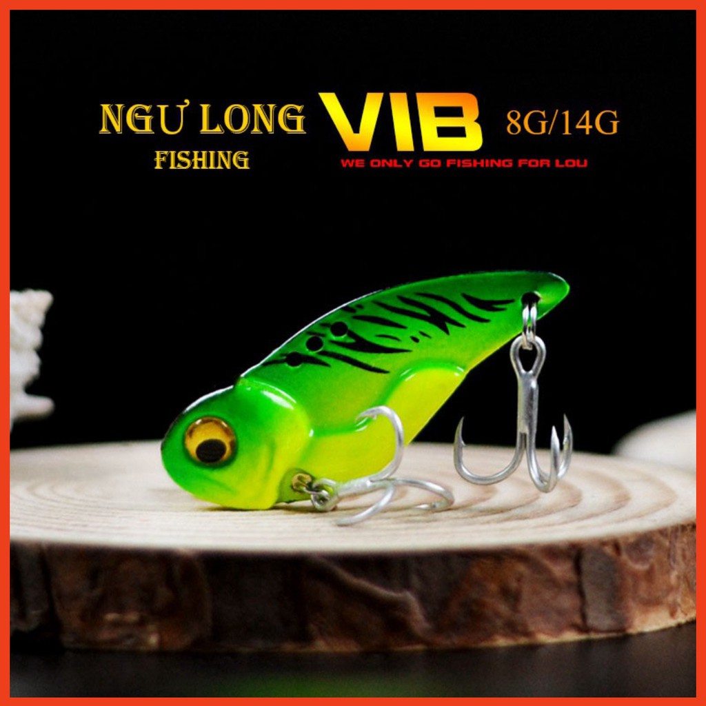 Mồi câu cá sắt Funny VIB lure câu cá lóc, trê, nheo 8g, 14g /