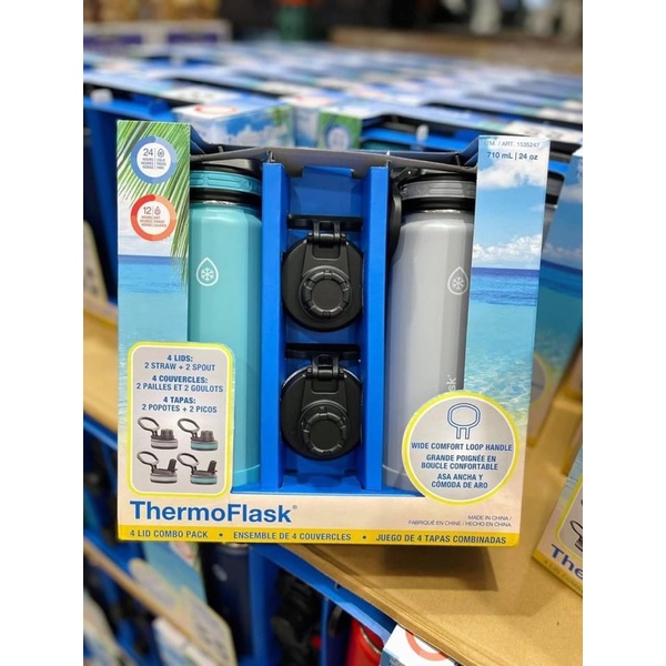 (Chuẩn Mỹ ) Set 2 bình giữ nhiệt Thermoflask 710ml