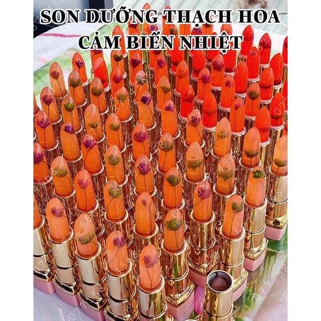 SON DƯỠNG MÔI THẠCH HOA - cảm biến nhiệt