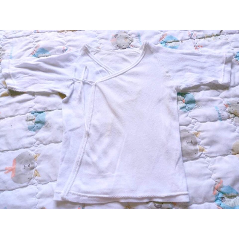 Áo sơ sinh organic cotton Nhật Bản cho bé trai/bé gái