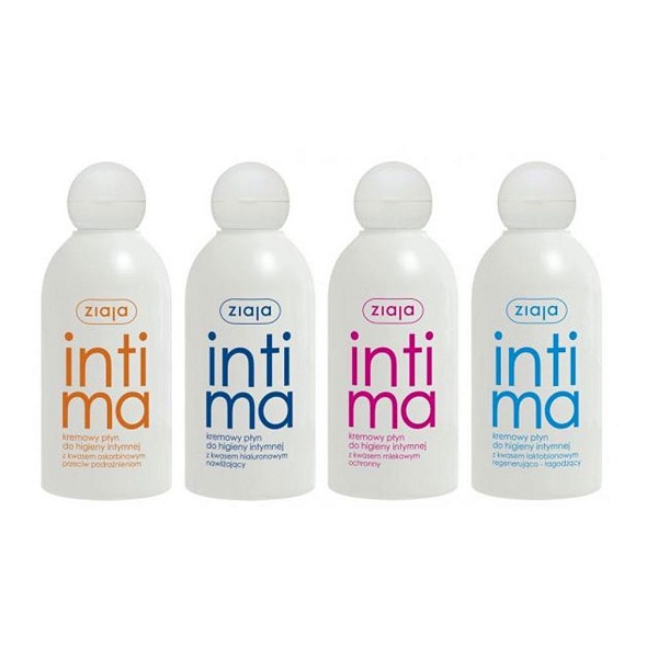 Dung dịch vệ sinh phụ nữ Intima ZIAJA /Nước rửa vùng kín 200ml - Nước rửa phụ khoa màu ZIAJA màu hồng,màu xanh