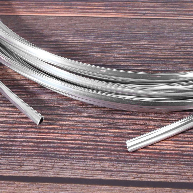 Dải Chrome Viền Bảo Vệ Cạnh Cửa Xe Hơi Chống Trầy Xước Màu Bạc 20FT