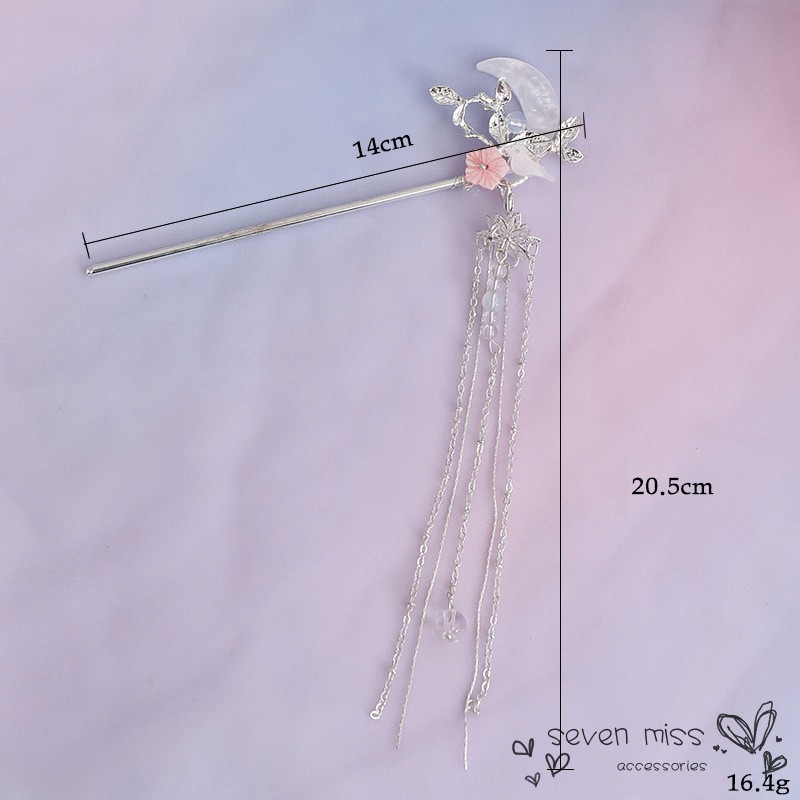 Trâm cài tóc tua rua phong cách Trung Hoa retro xinh xắn cho nữ