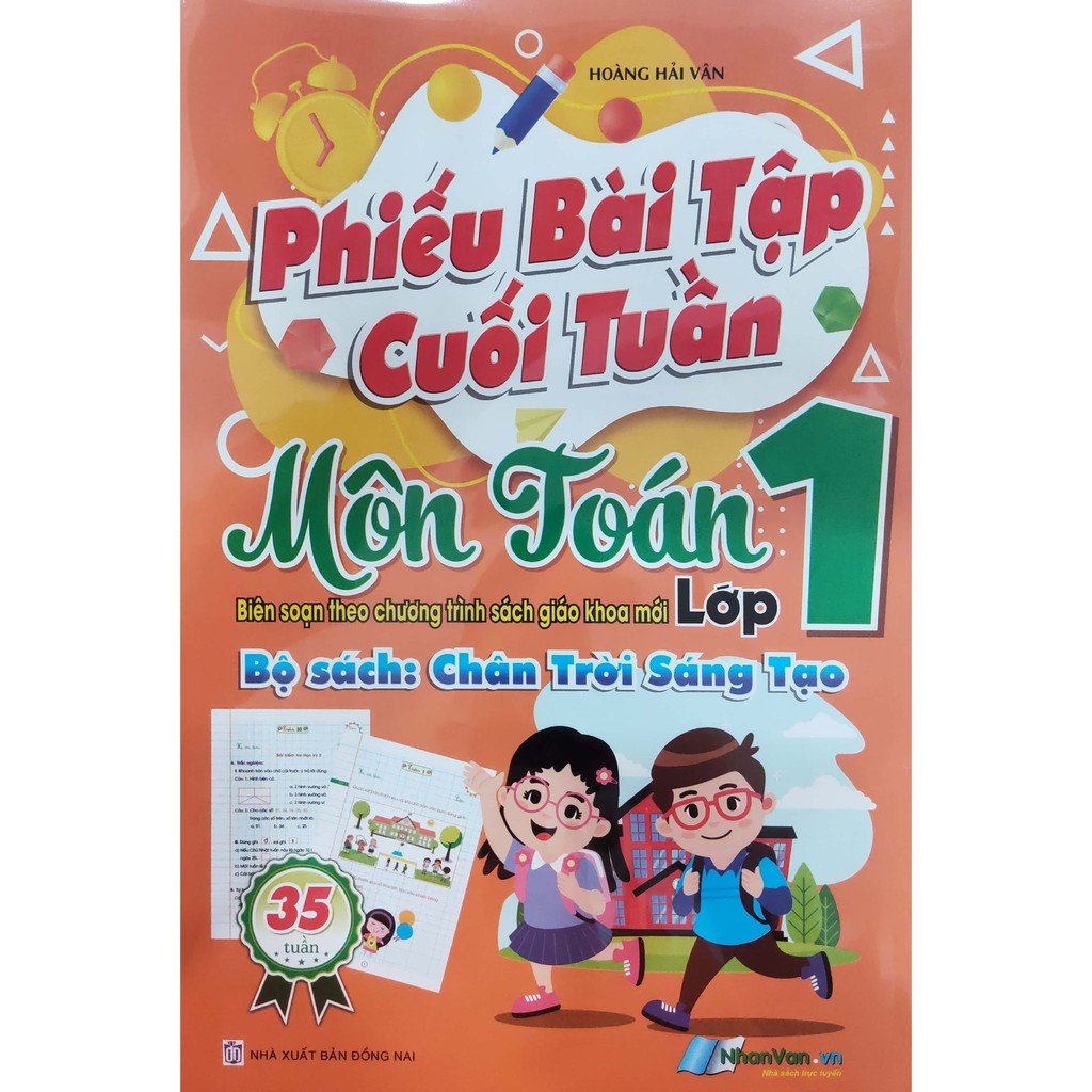 Sách - Phiếu bài tập cuối tuần Toán lớp 1 (Chân Trời Sáng Tạo)