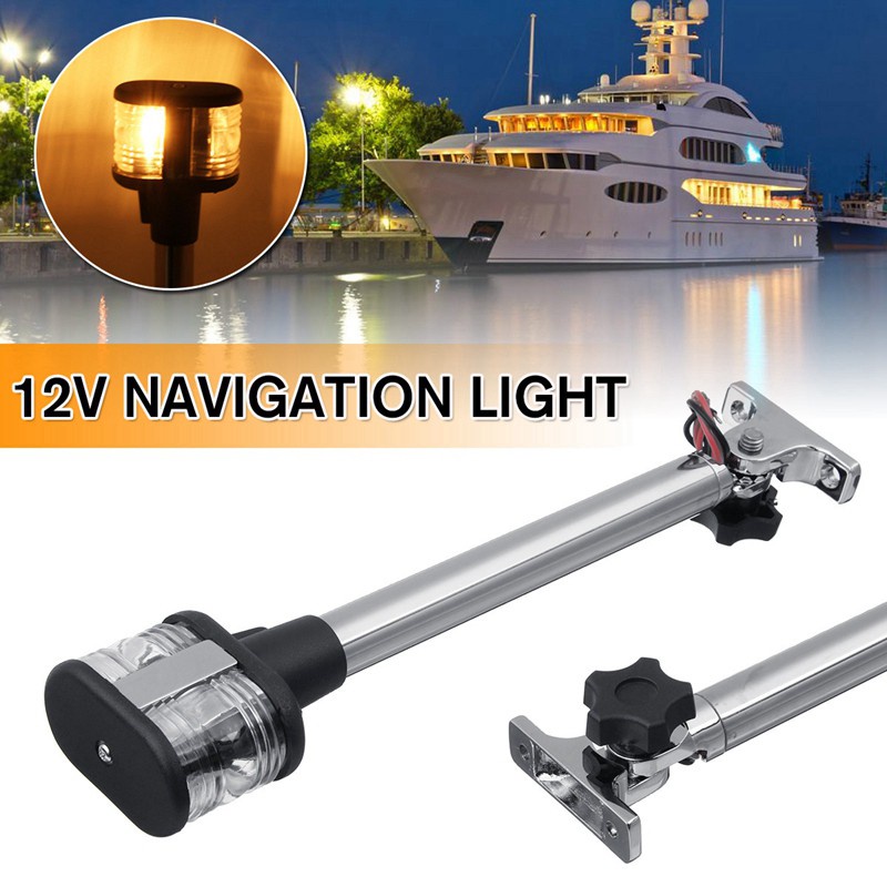 12-24V Fold Down LED Navigation Light for Yacht Boat Stern Anchor