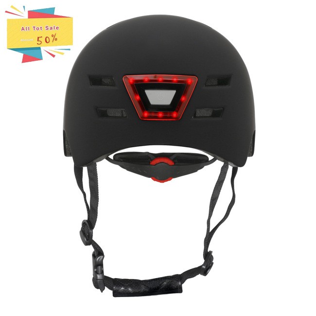 🔥Hàng xịn🔥 Riding Helmet Commuter Exercise Bicycle Electric Scooter Balance Bike Riding Helmet With Front And Rear Lights