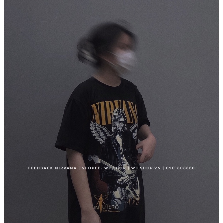 ÁO NIRVANA - ROCK BAND TEE - ÁO THUN ÁO PHÔNG NHẠC ROCK