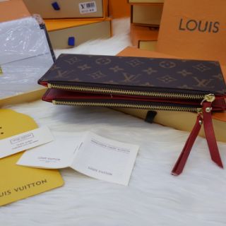 Ví hoa nâu 2 khóa size 20 fullbox