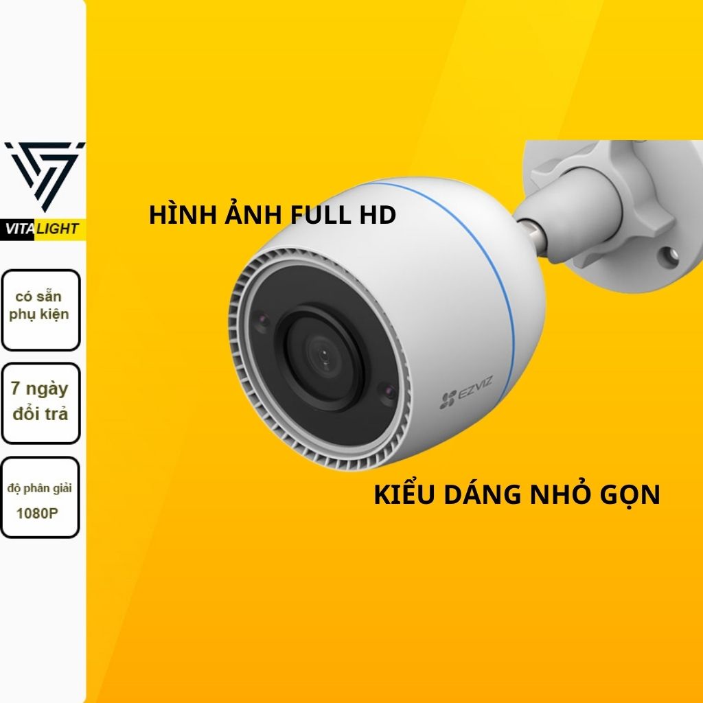 Camera Wifi gắn ngoài trời, báo động về điện thoại EZVIZ C3TN CV310WN 1080P/CS-CV310 (1080P) VITALIGHT