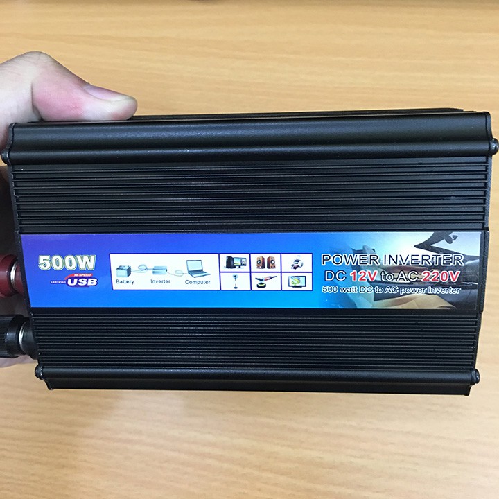 ĐỔI NGUỒN 500W 12V LÊN 220V