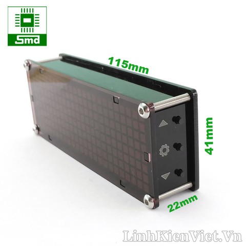 Đồng hồ Led để bàn Matrix Mini V2 (Màu xanh lá - đỏ)