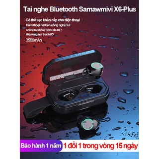 Tai nghe Bluetooth SAMAWMI X6-Plus hộp xước do quá trình vận chuyển