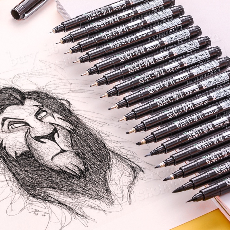 Bút line đi nét chuyên nghiệp Marie's Micro Line, kháng nước và cồn THEARTSHOP