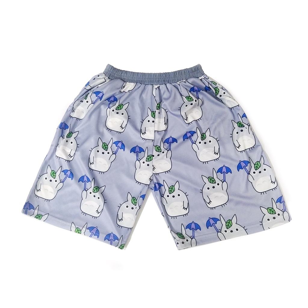 Quần short hoạt hình, quần đùi hoạt hình totoro phom rộng siêu mát
