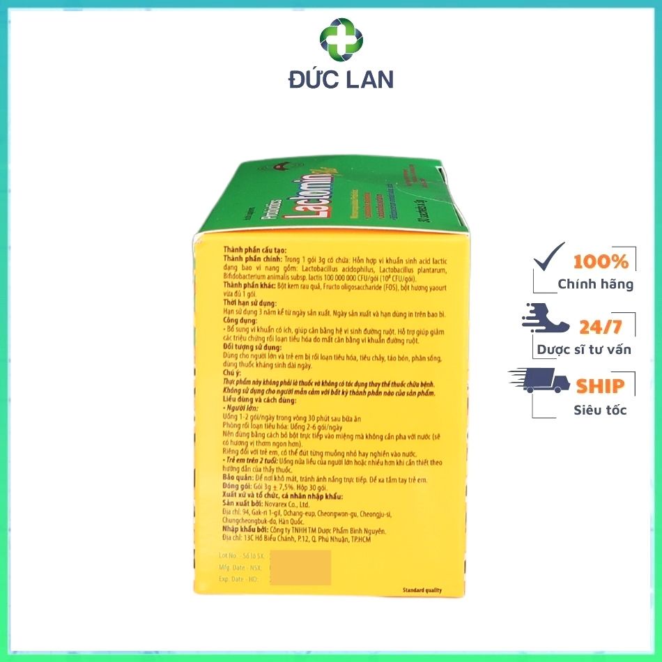 MEN VI SINH LACTOMIN PLUS BỔ SUNG LỢI KHUẨN GIÚP HỖ TRỢ TIÊU HÓA