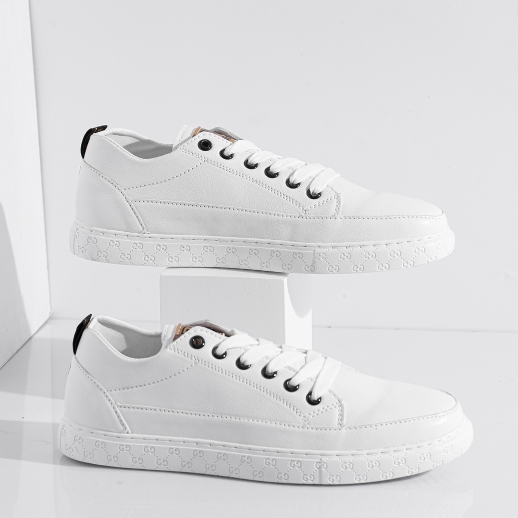 Giày nam thể thao sneaker trắng đẹp cho học sinh đi học đi làm cao cấp Mã  MTL