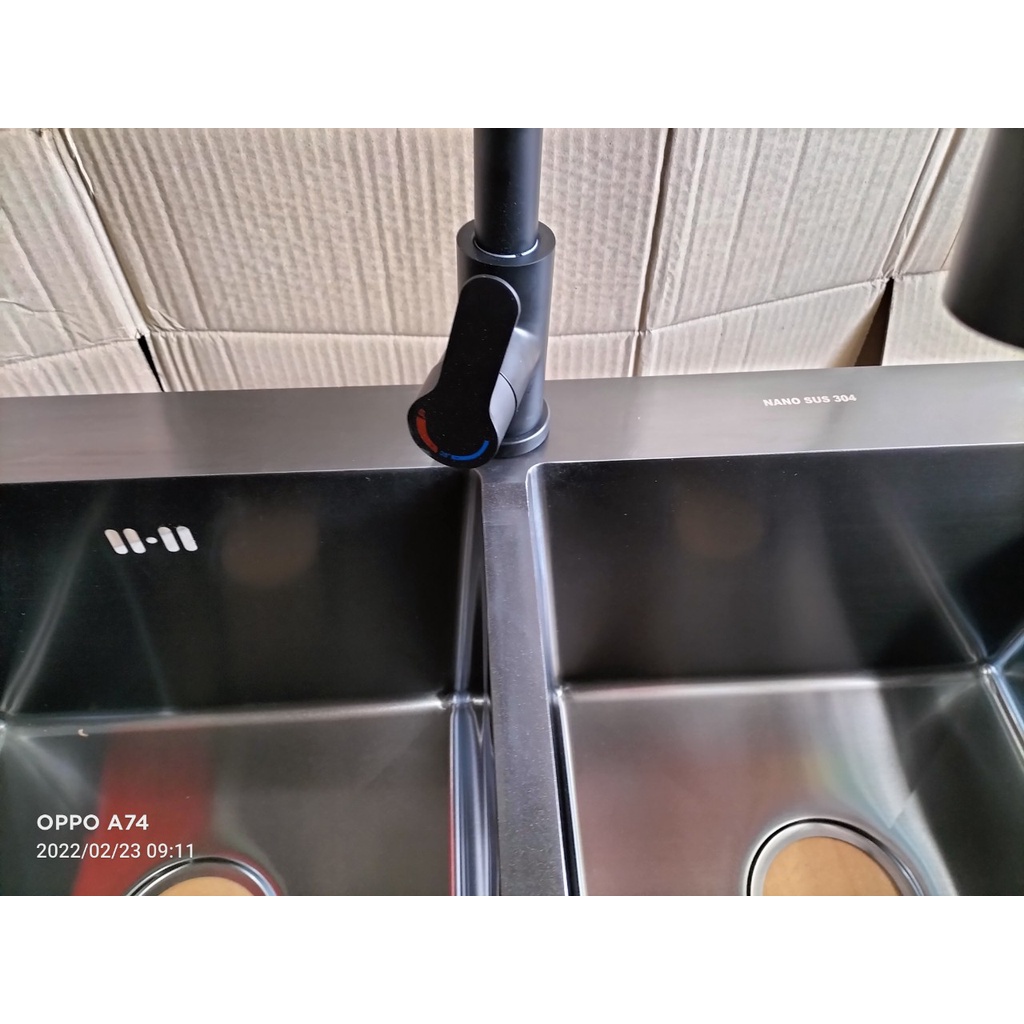 Chậu Rửa Chén Bát Inox 304 NANO KT 8245