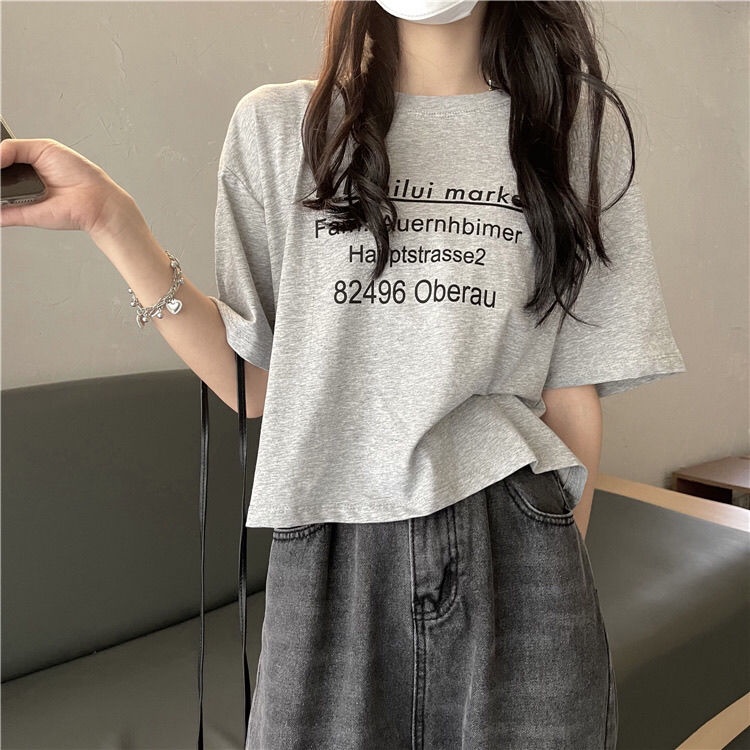 Áo Thun Nữ Tay Ngắn Dáng Rộng Phong Cách Hàn Quốc Thời Trang Cho Áo phông Nữ  NZ-TX-279