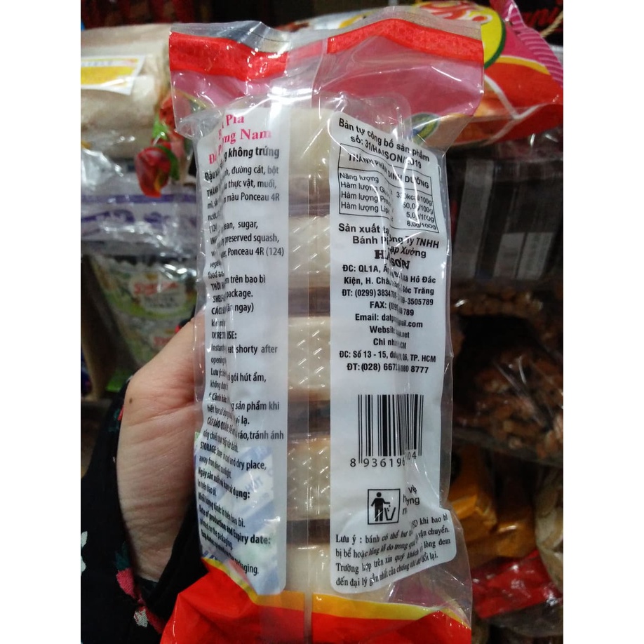 COMBO 5 GÓI BÁNH PÍA MINI ĐẬU SẦU RIÊNG - gói 130gr