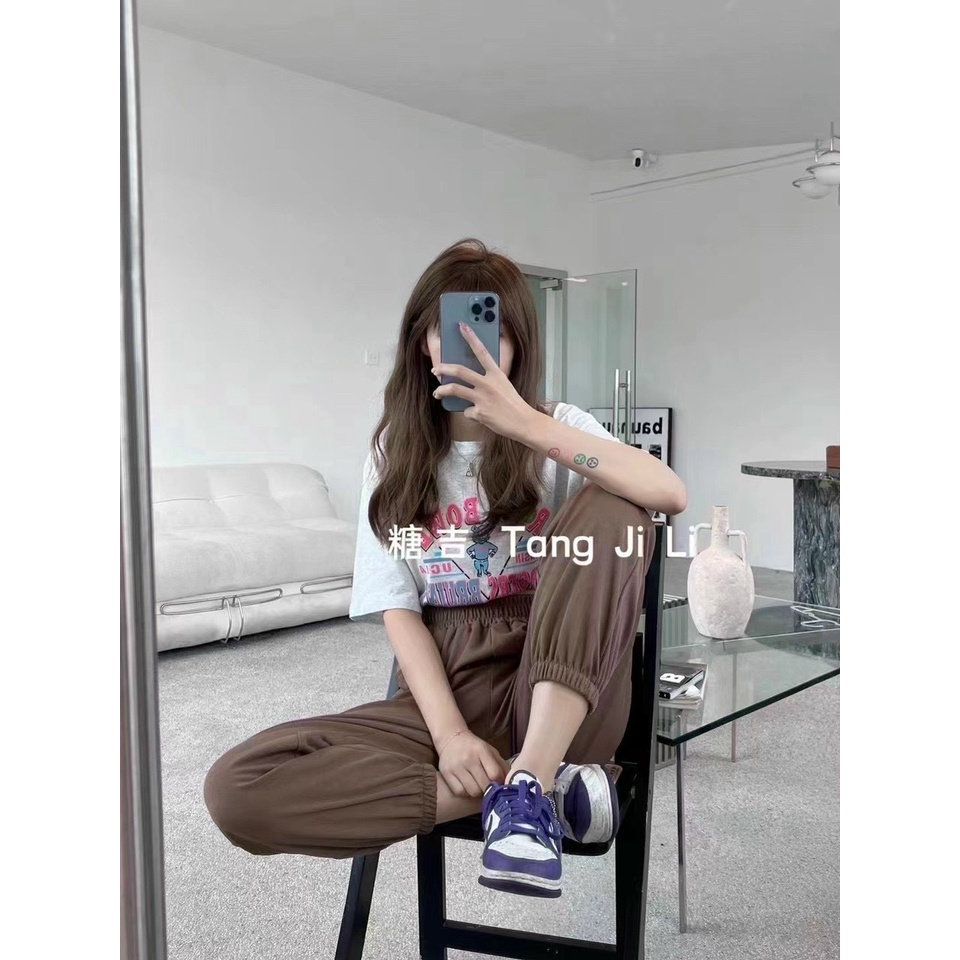 Quần Jogger vải hạt (776) (Ảnh/Video tự chụp)