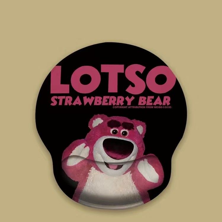 Tấm Lót Chuột Chơi Game Có Đệm Cổ Tay Chống Trượt Họa Tiết Hoạt Hình Dễ Thương Dành Cho Nữ