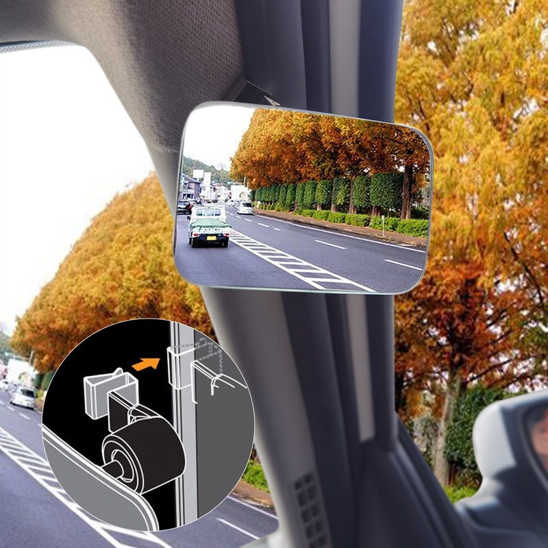 Gương Chiếu Hậu HD Xoay 360 Độ Tự Động Điều Chỉnh Điểm Mù Cho Xe Hơi