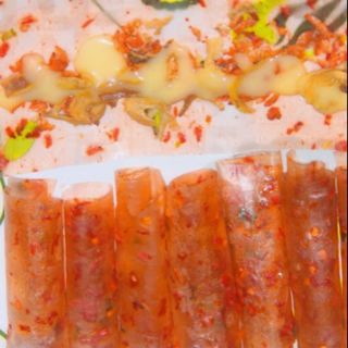 1kg bánh tráng đỏ vuông dùng cuộn bơ