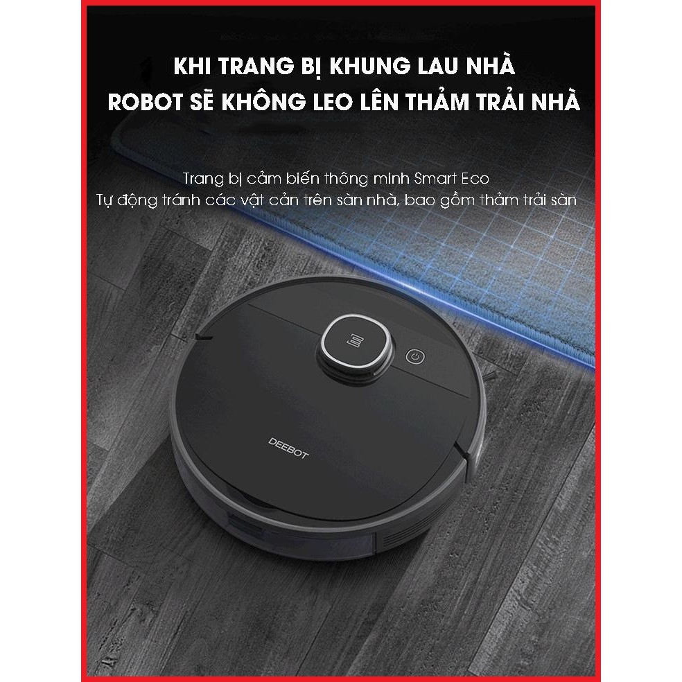 re0624 -  Robot Hút Bụi Lau Nhà Ecovacs T5 Hero - robot hút bụi lau nhà