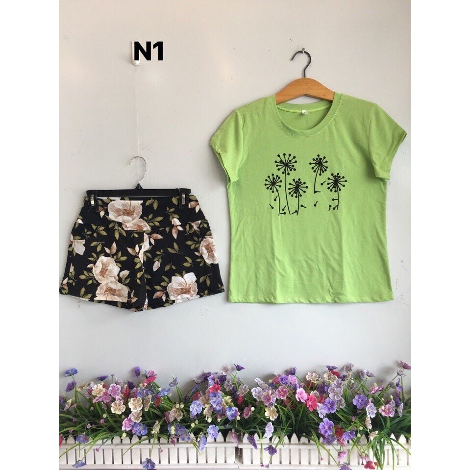 ĐỒ BỘ THUN COTTON 100%, FREESIZE 40 - 60KG