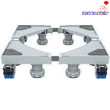 Chân kê máy giặt, tủ lạnh chống rung lắc có bánh xe và chân trợ lực
