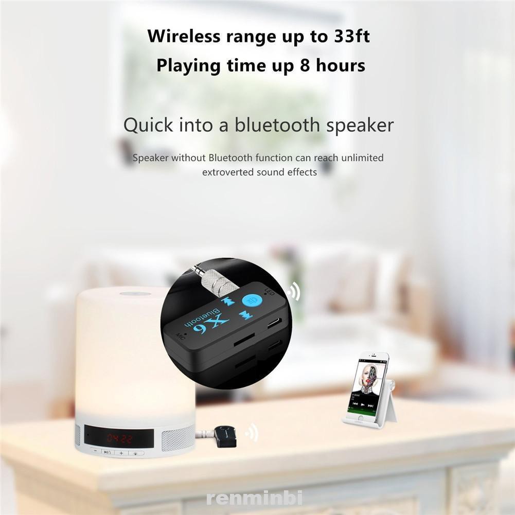 Usb Thu Tín Hiệu Bluetooth 4.1 3 Trong 1 3.5mm Mic Call X6