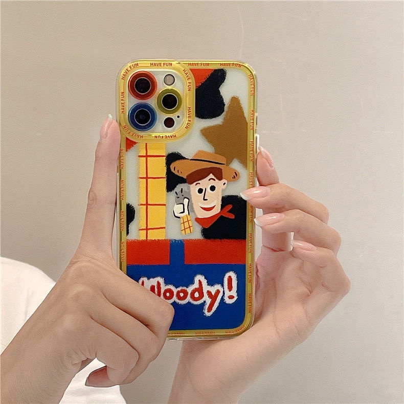 Ốp điện thoại họa tiết hoạt hình thích hợp cho iPhone 12 11 13 Pro Max 7 8 Plus SE 2020 13 PRO XR XSMAX P8Jyt