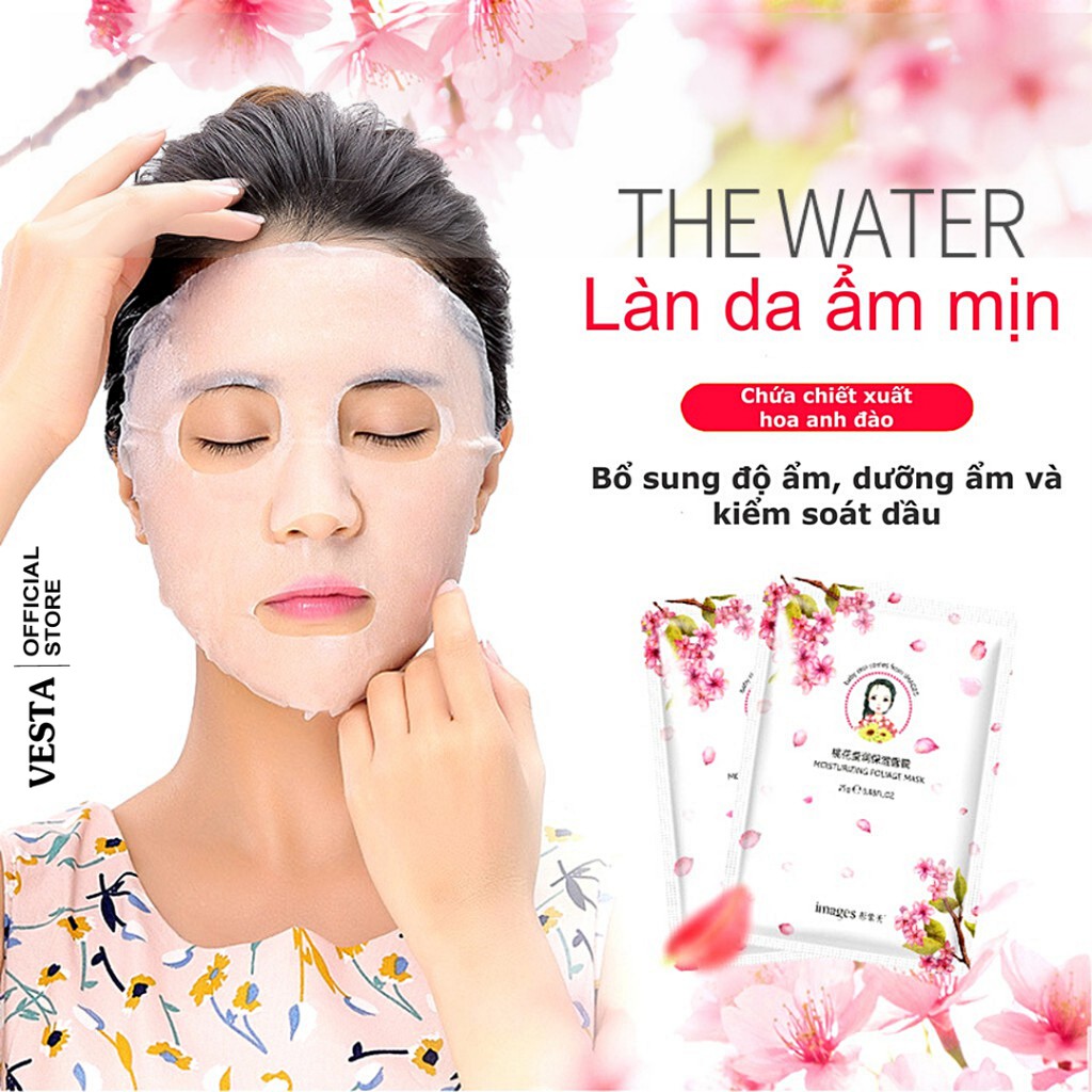 Mặt Nạ 💕𝑭𝒓𝒆𝒆𝒔𝒉𝒊𝒑💕 Mặt Nạ Giấy Dưỡng Da Cấp Ẩm - Mask Hoa Anh Đào Images | BigBuy360 - bigbuy360.vn