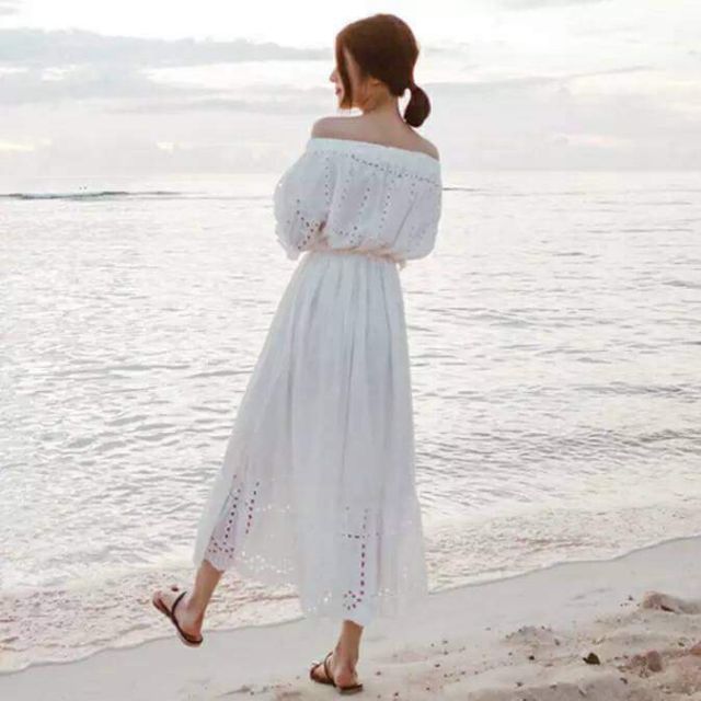 (chi thu)Combo Maxi ren đục lỗ