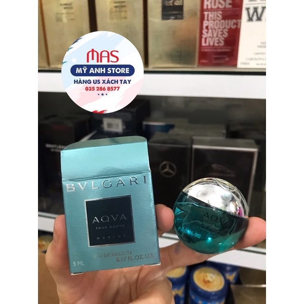 Nước hoa mini  Aqva Pour Homme Marine 5ml