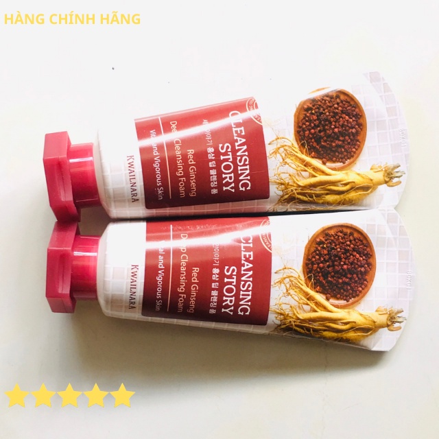 ⚘⚘⚘Sữa rửa mặt tinh chất nhân sâm Red Ginseng hàng chính hãng-Hàn Quốc