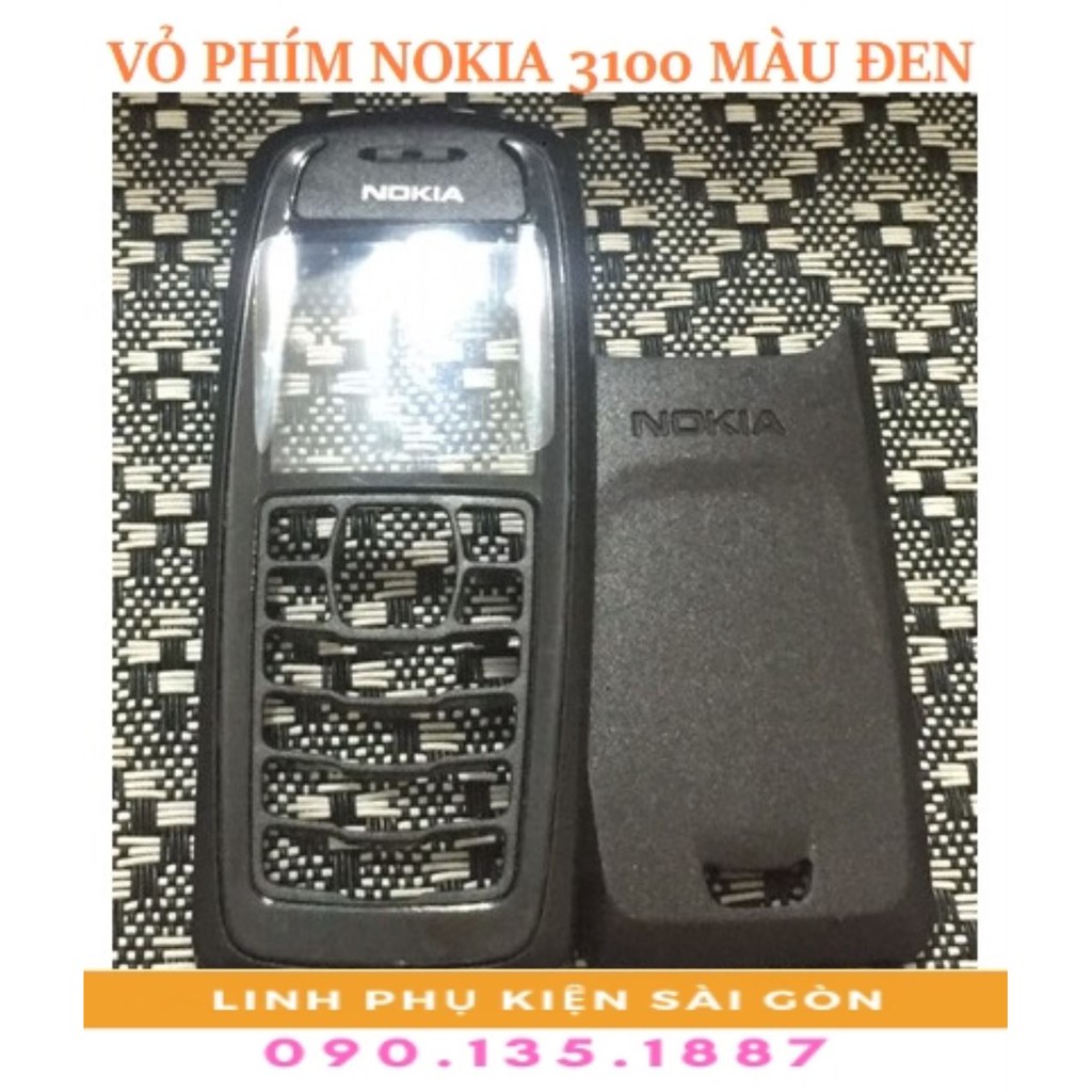 VỎ PHÍM NOKIA 3100 MÀU ĐEN