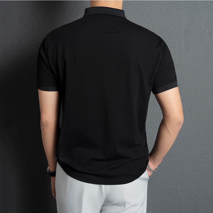 Áo thun Polo nam cổ bẻ vải Cotton CVC trơn hoạ tiết túi ngực dệt 3S x THE SIZE - Xanh rêu | BigBuy360 - bigbuy360.vn