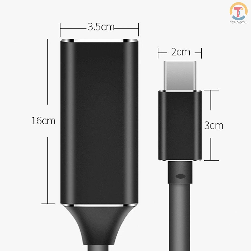 Bộ Chuyển Đổi Từ Usb Type-C Sang Hd 4k 30hz Usb 3.1 Sang Hd Chuyên Dụng