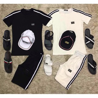 Set quần áo hè nam logo đôn chề