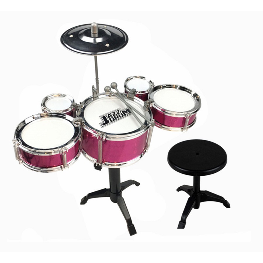 Bộ Trống Jazz Drum 5 Trống Có Ghế Cho Bé Yêu