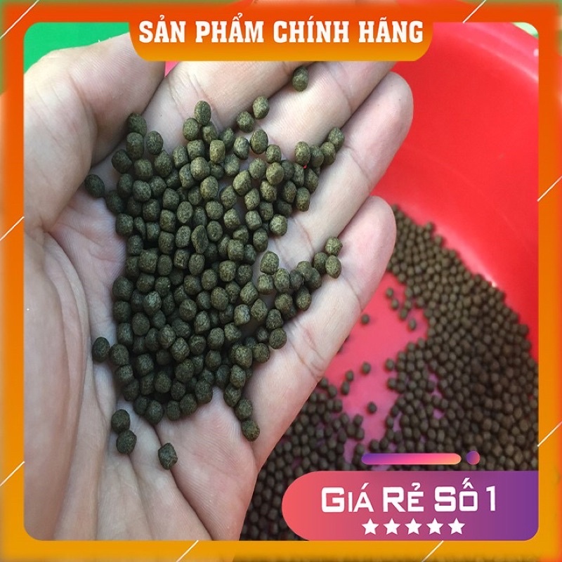 Cám Aqua master  tăng trưởng grow xanh ,siêu tăng trưởng higrow tím và color đỏ tăng màu cho cá koi 1kg