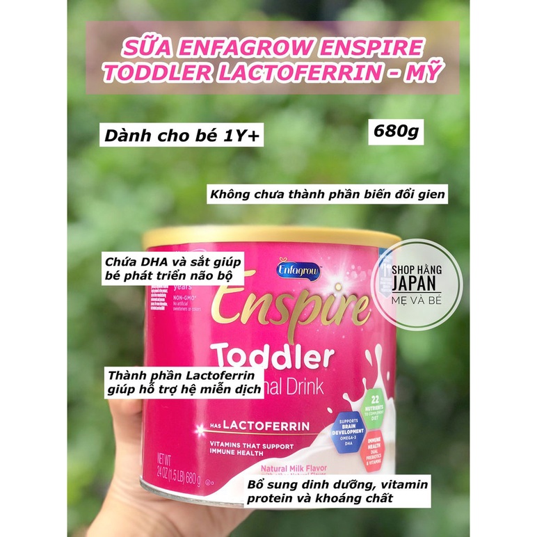Sữa bột Enfagrow Premium toddler cho bé - Enfagrow nắp đỏ 680gr , 907gr , 1.04kg - Mỹ