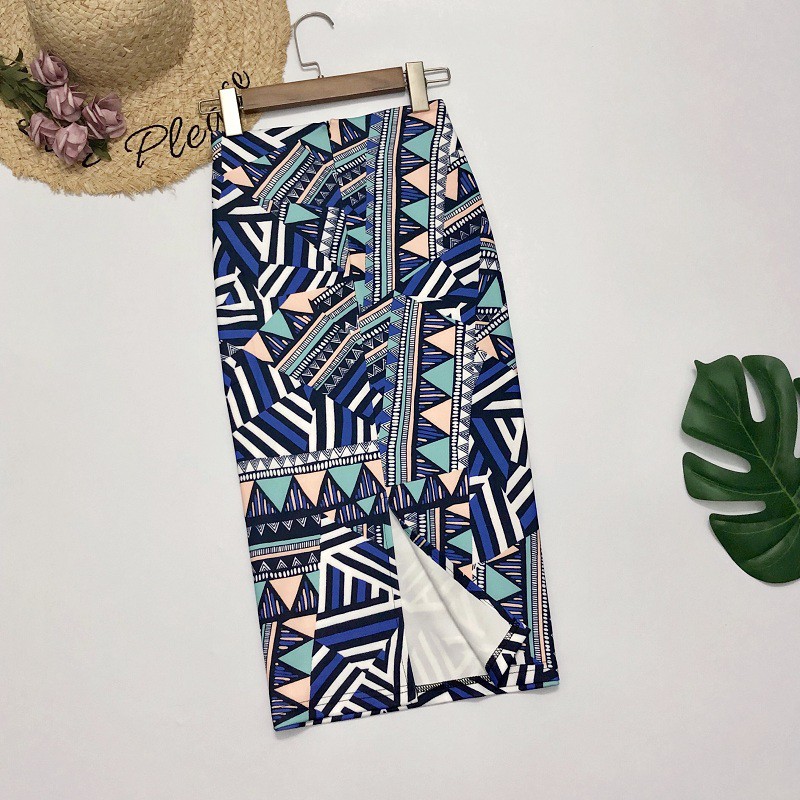 Chân Váy Bút Chì Lưng Cao In Họa Tiết Hoạt Hình Phong Cách Bohemian Hàn Quốc Thời Trang Cho Nữ | BigBuy360 - bigbuy360.vn