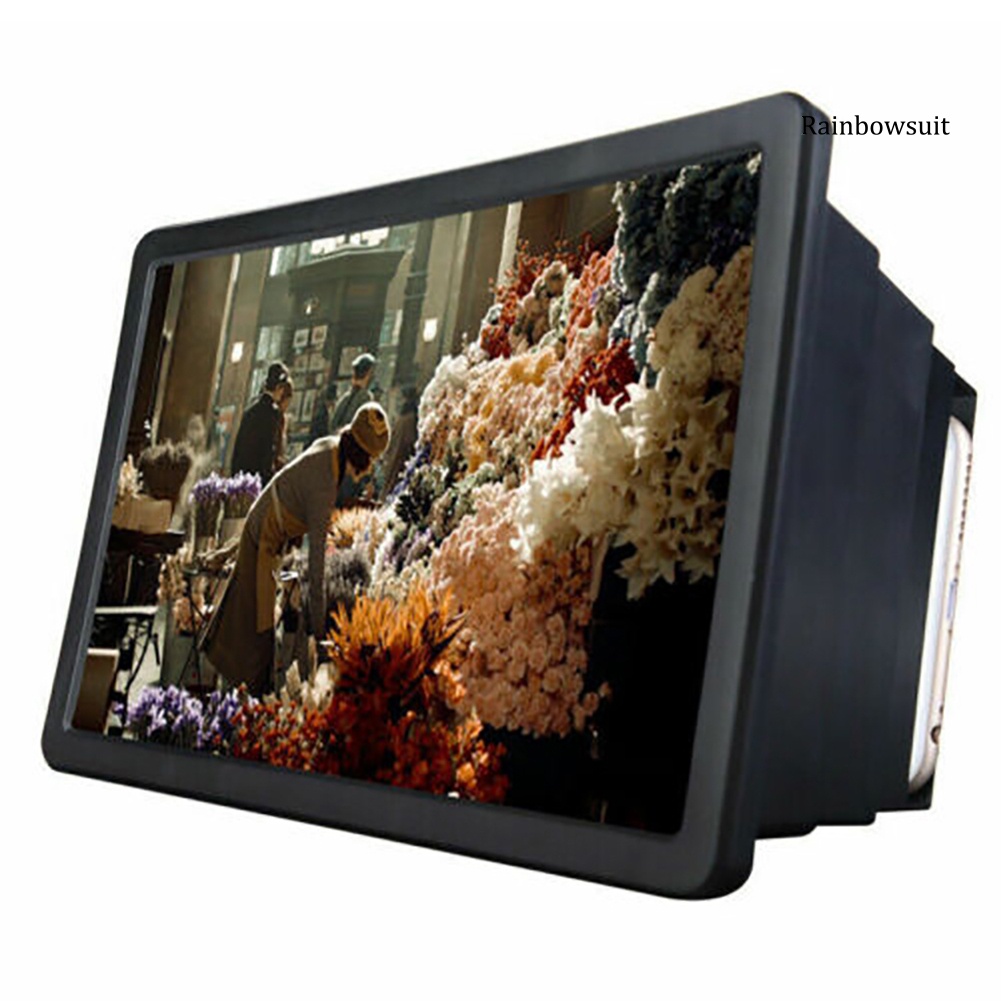 Dụng Cụ Phóng Đại Màn Hình Điện Thoại Di Động 3D HD Có Thể Xếp Gọn Tiện Dụng