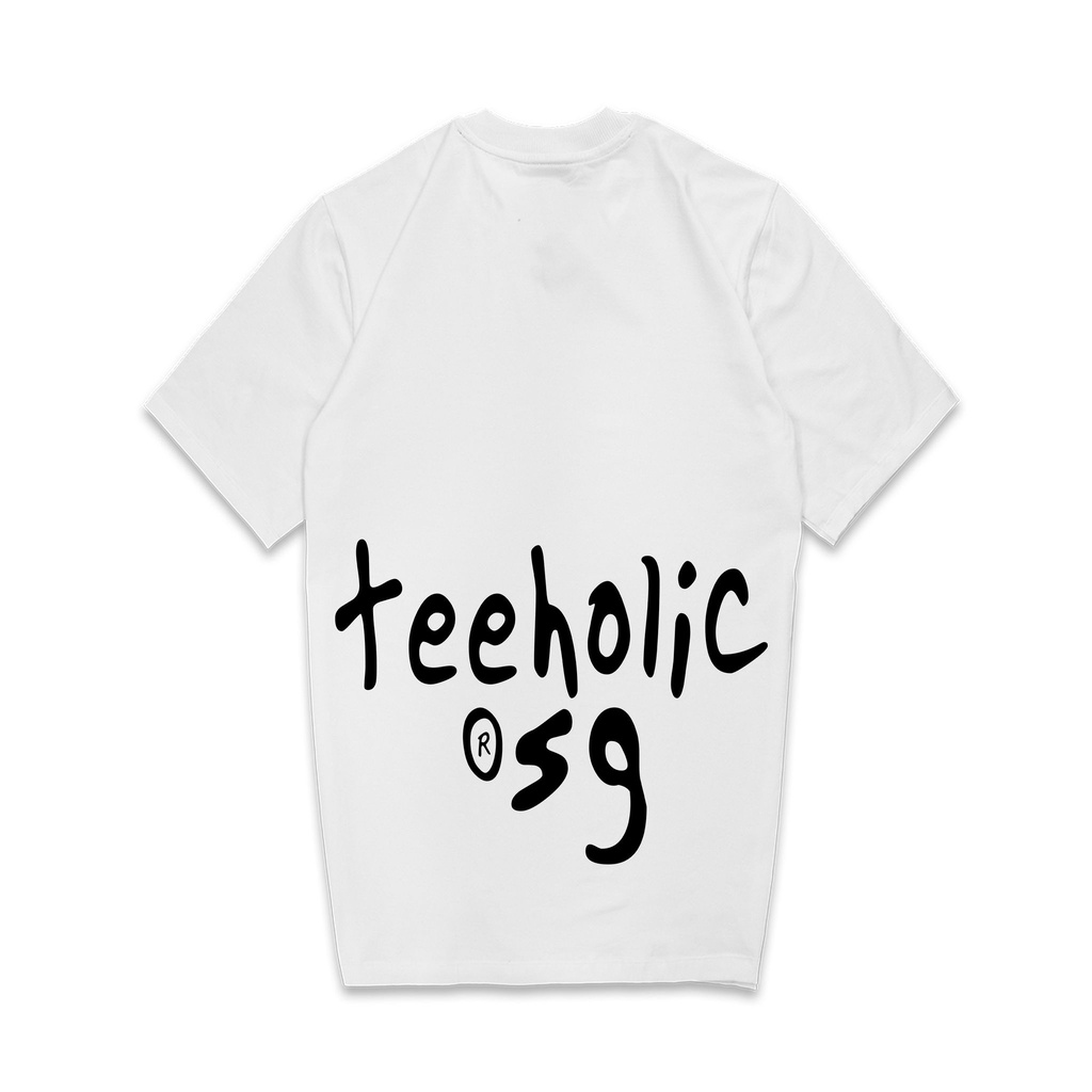 Áo Thun Unisex Basic Logo TeeHolic Ver2 THS.SG Màu Trắng Đen