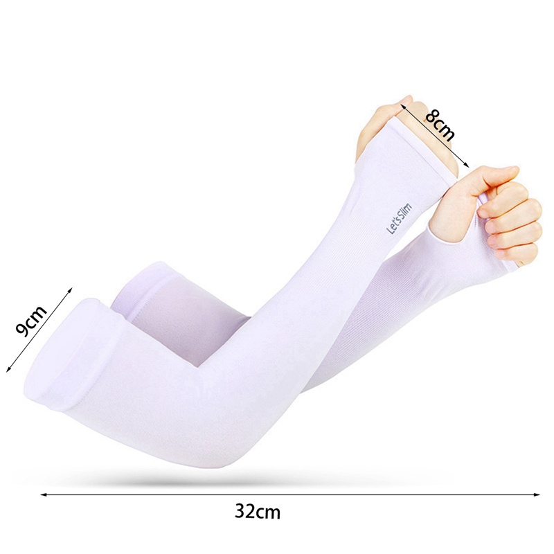 Tmdbyx Găng Cánh Tay Làm Mát Chống Tia Uv Có Lỗ Đeo Ngón Tay Cái Cho Hoạt Động Thể Thao Ngoài Trời
