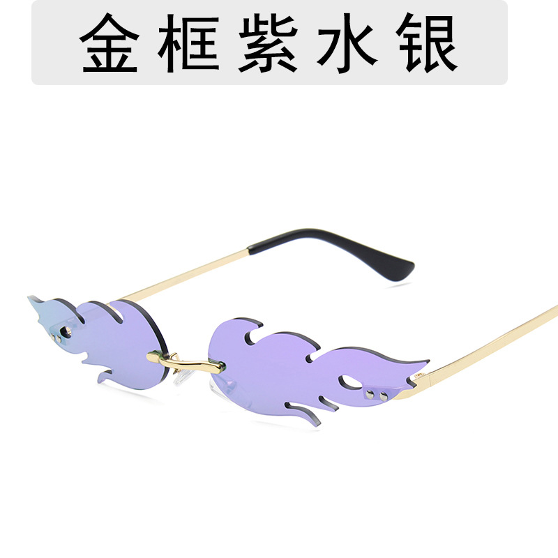 European American Style Flame Sunglasses For Women